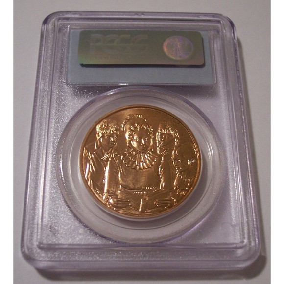 2009 Anna Harrison First Spouse Bronze Medal MS67 RED PCGS - Picture 2 of 2